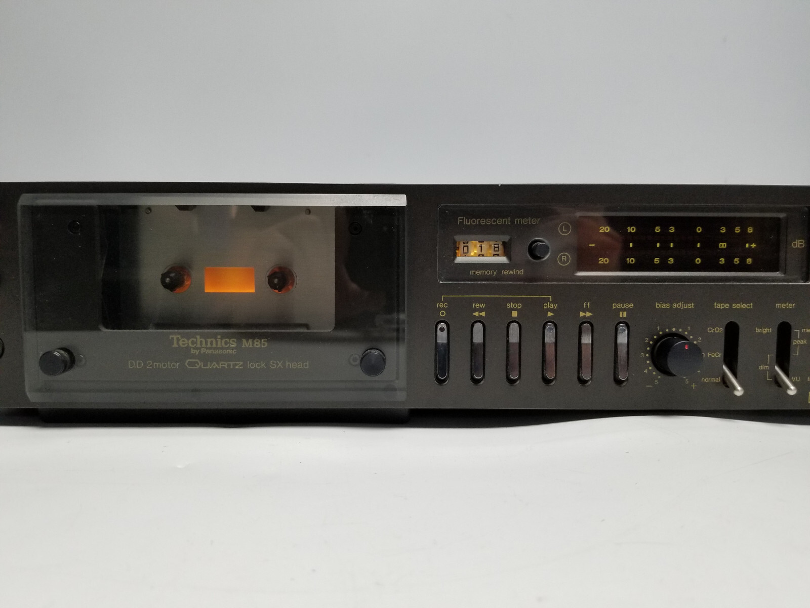 Technics M-85 Stereo Cassette Deck Quartz-Locked Direct