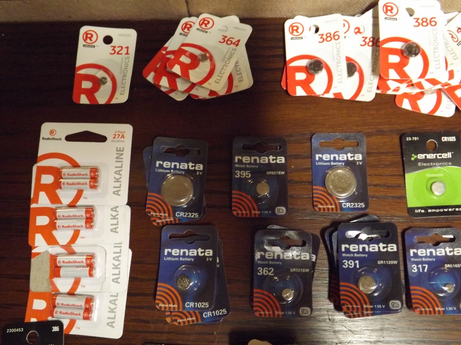 Large Lot Of Watch Batteries - Hearing Aid Batteries - 100+