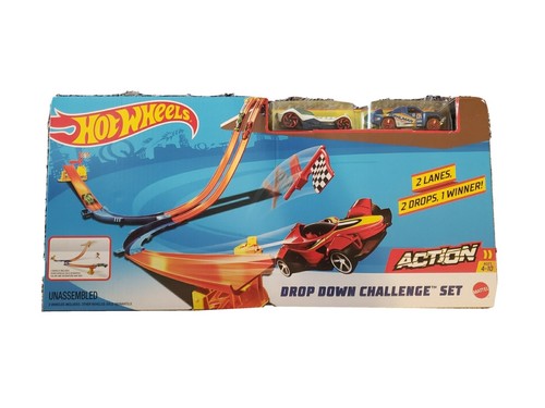 Drop Down Challenge Set Bonus 2 Cars Action Racing Winners Ages 4-10