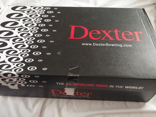 Women's Dexter Raquel IV Bowling Shoes White Blue Sz 8 1/2 M