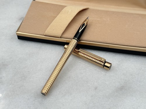 Vintage Schaefer 14k 585 GOLD ELECTRO PLATED SHEAFFER USA
