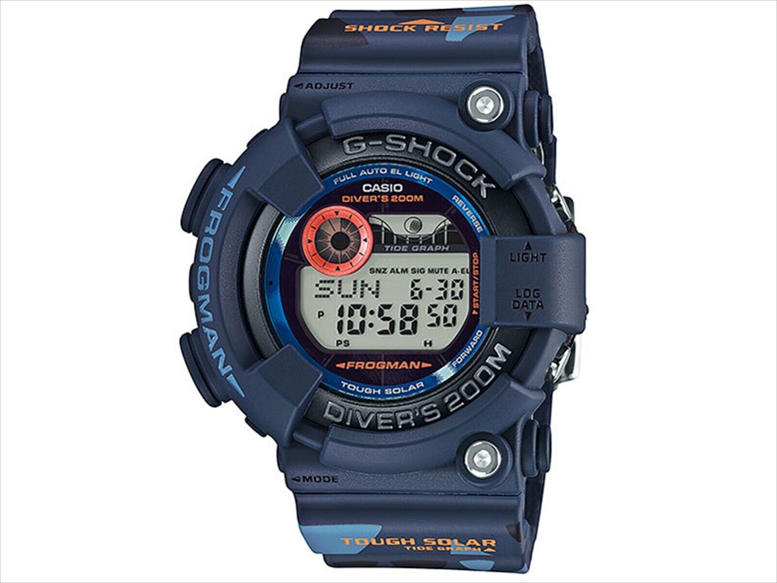 Casio G-Shock Men in Camouflage Frogman Quartz Men's Digital Casio G-Shock Men in Camouflage Frogman Quartz Men's Digital