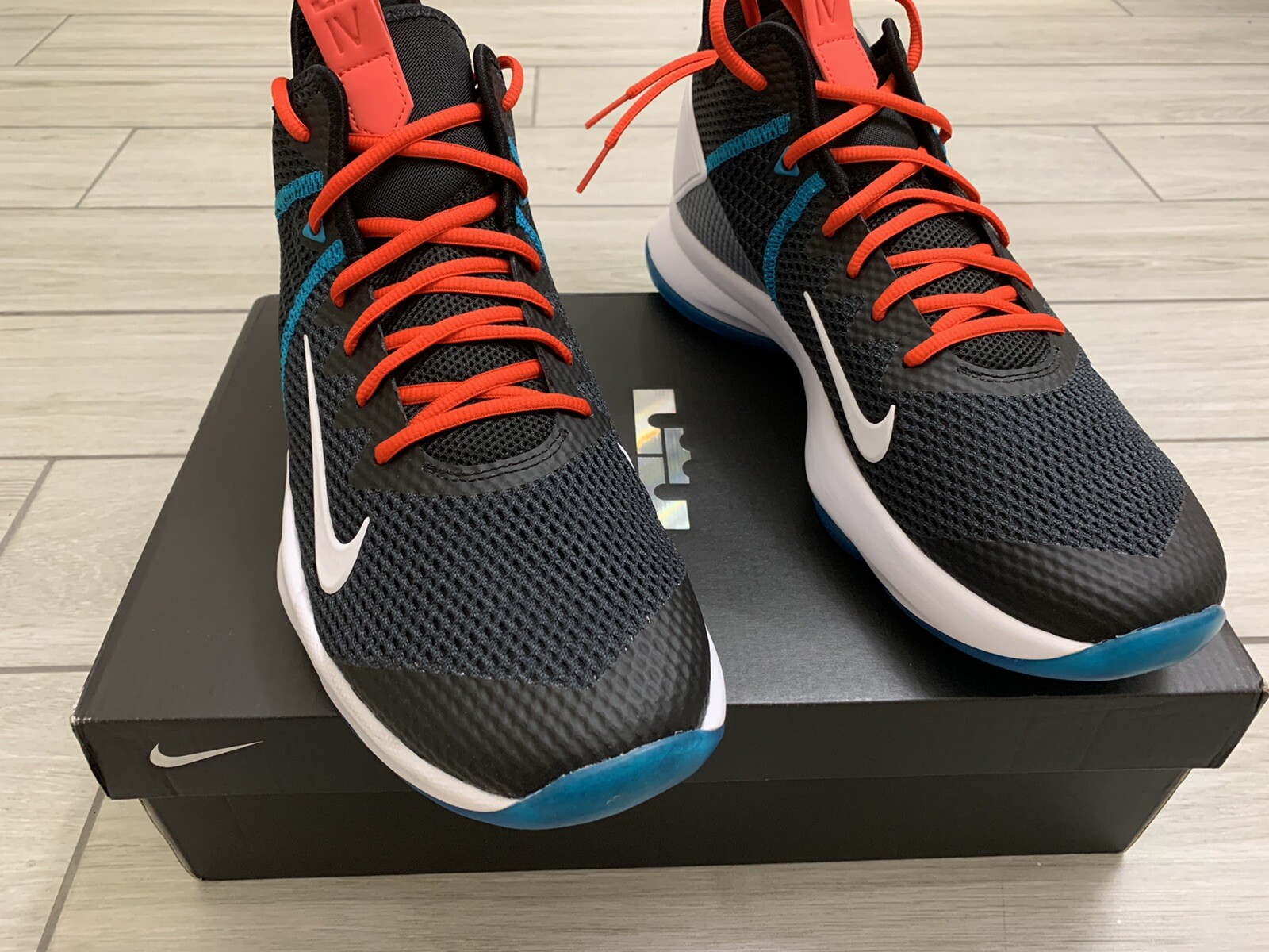 Nike Lebron Witness 4 IV Black South Beach Mens Basketball Shoes BV7427 Sz  11: купить с доставкой из США, цена 14 335 руб - (143641728571)