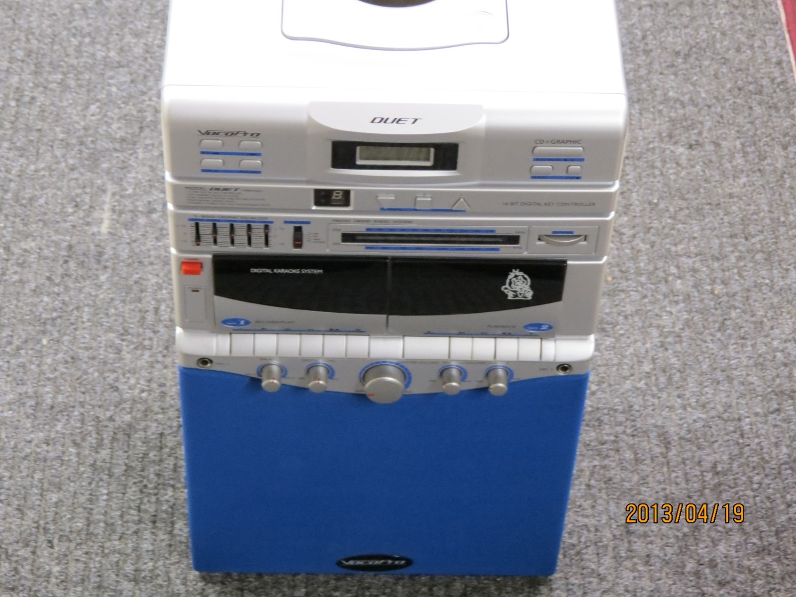 USED- VOCOPRO KARAOKE MACHINE ONLY!! WORKING CONDITION!