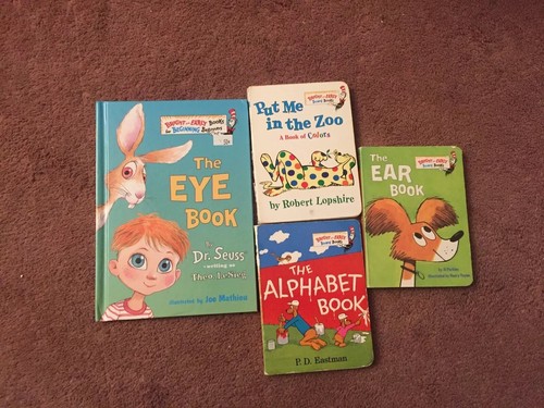 Lot of 10  Dr. Seuss Books Bright Early Board Books Ear Tooth Eye Sesame Street