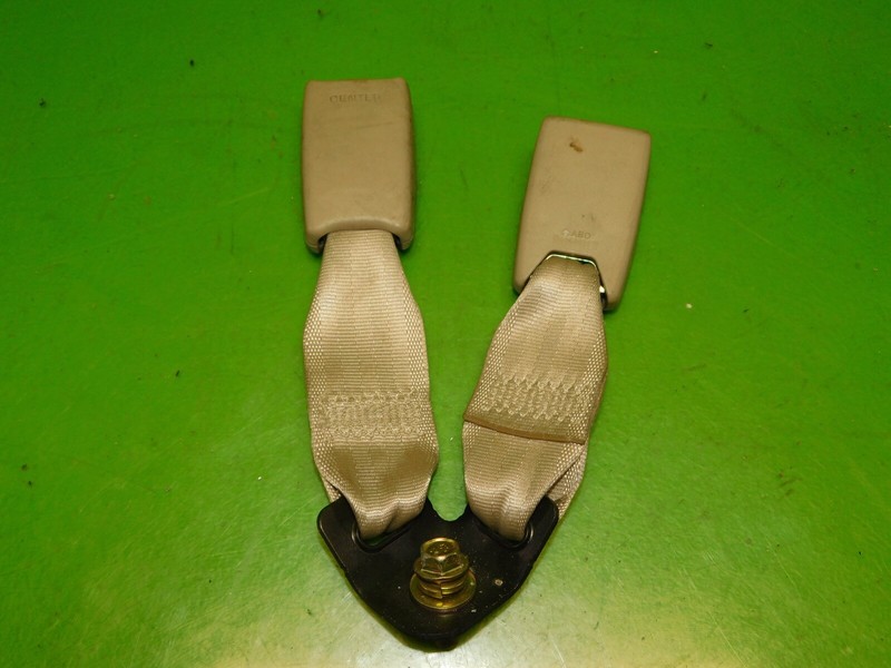 01-05 Civic sedan OEM rear back center side seat belt buckle latch tan
