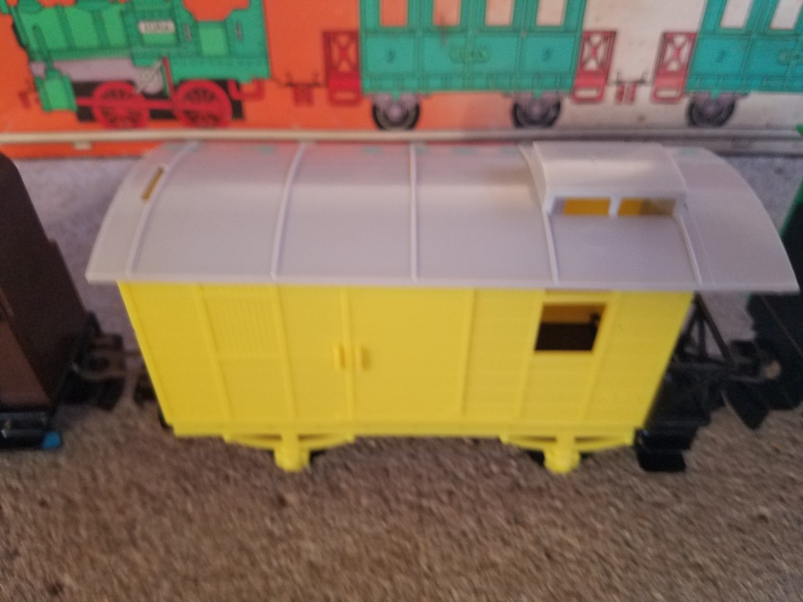 Vintage Lokalka Igra Train Set with Tracks wind up collectible in Original Box