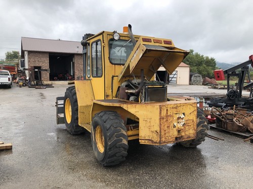 Sellick SD80 8,000LB Rough Terrain Forklift 72” Forks Off Road Cab 144” Mast