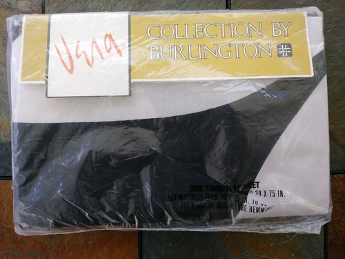 NOS Vintage Vera Neumann Twin Size Flat Sheet