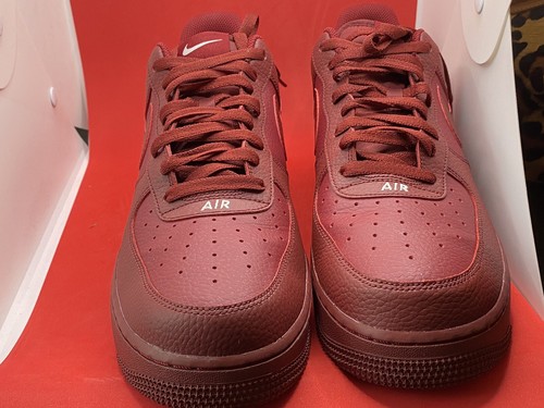 Nike Air Force 1 ワインレッド Nike Air Force One 1 Leather Premium Team Red AJ7280-600