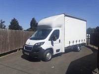 2022 Peugeot Boxer 335 2.2 BlueHDi LWB CURTAINSIDER WITH TAIL LIFT + VAT Curtain