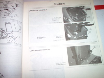 John Deere 108 111 111H 116 116H Lawn Tractor Operator's Manual S/N 285,001-up