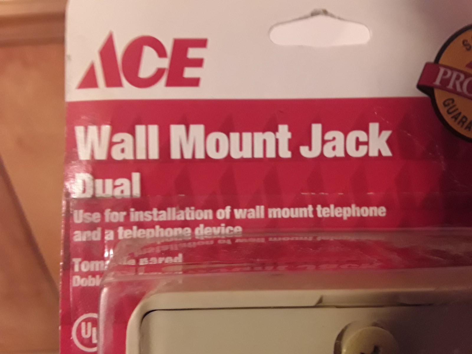 Wall Phone Jack and Flush Wall Plate Ace Hardware
