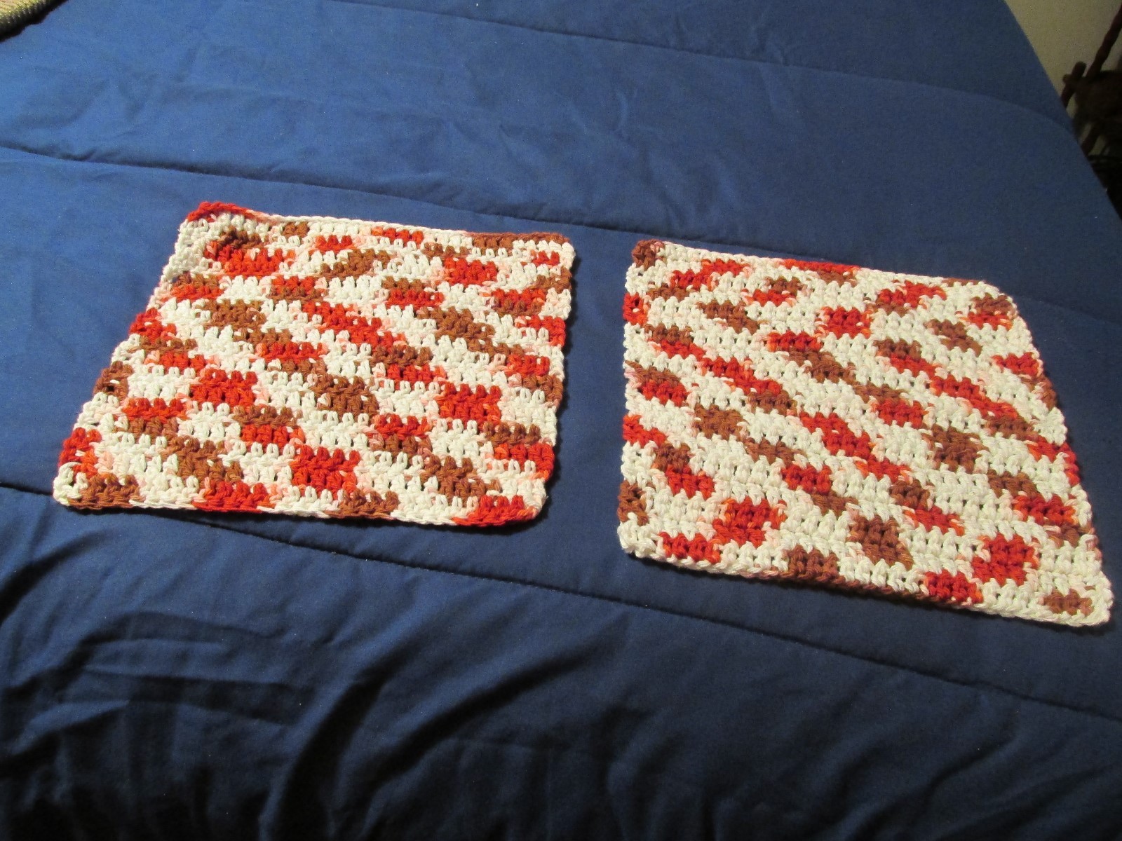 Crocheted Dishrag Set 2 Pieces