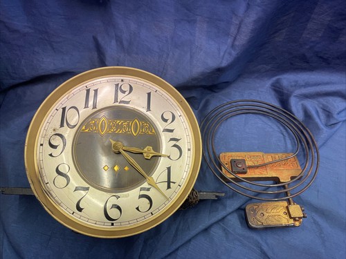 Standuhr Uhrwerk Messing Jugendstil Antik Pendeluhr Uhr Vintage Art Nouveau