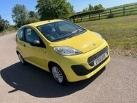 2012 PEUGEOT 107 1.0 PETROL MANUAL CHEAP TAX YELLOW