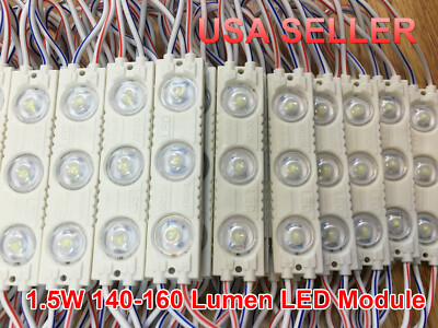 Super Bright 1.5W  LED Module DC12 For Sign Window OutdoorWaterproof  USA SELLER