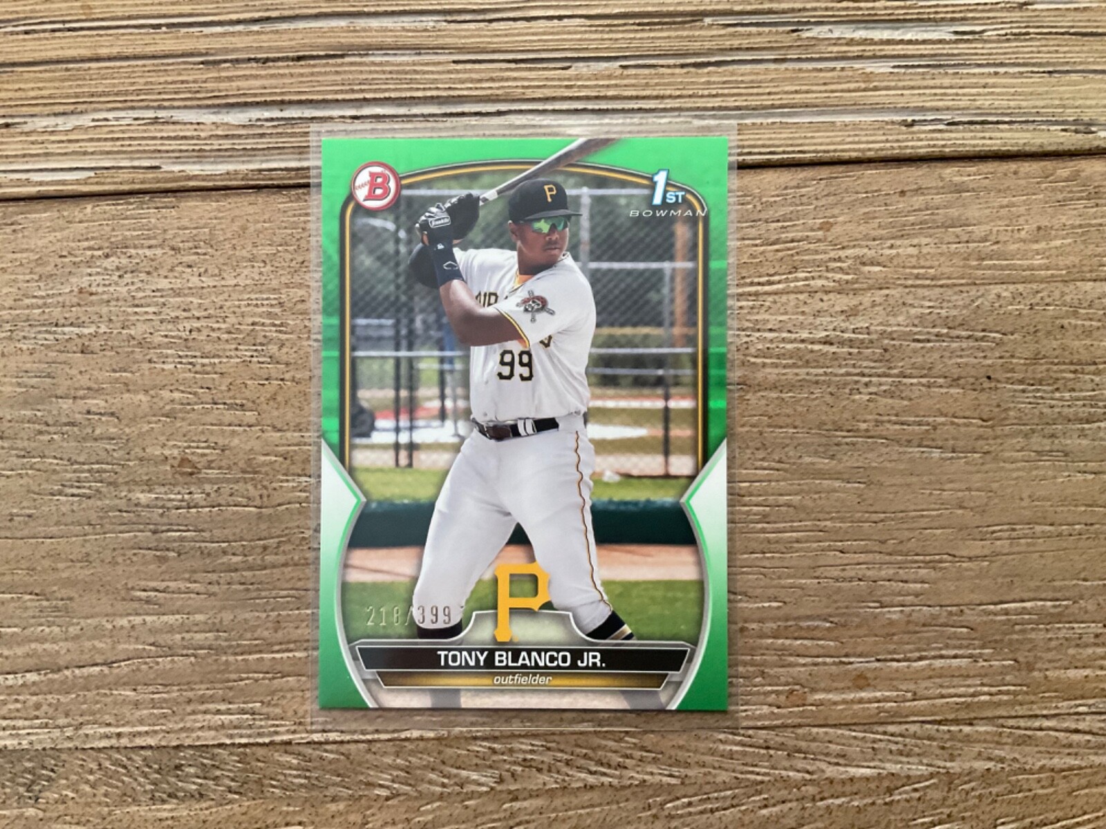 2023 Bowman Baseball 1st Tony Blanco Jr. Neon Green 218/399