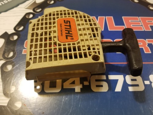 USED OEM Stihl Recoil Starter Assembly 1129 080 2105 020 MS200 FREE SHIPPING