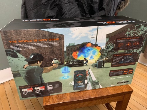 Recoil Multiplayer Starter Set X2 Laser Tag Game AR 4 Player Kit Pack Lot