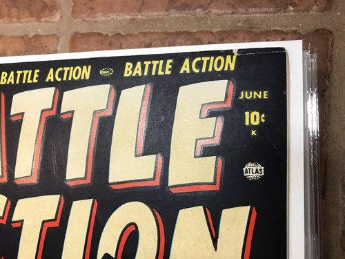 Battle Action #3 (1952) 6.0 OW Altas War Russ Heath Cover