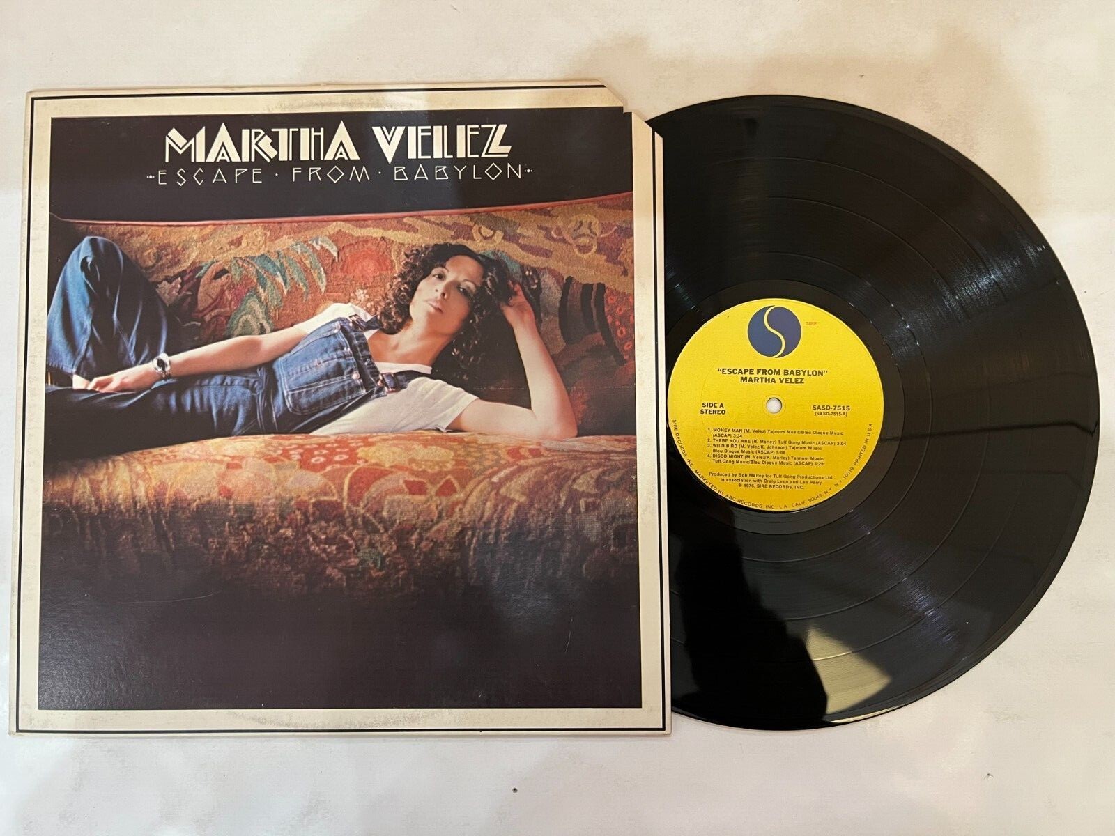 Martha Velez – Escape From Babylon LP - Sire – SASD-7515 | eBay