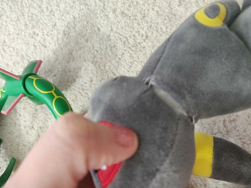 LARGE Lot POKEMON Plush Stuffed Toy Rayquaza Victini Squirtle Jolteon New Used