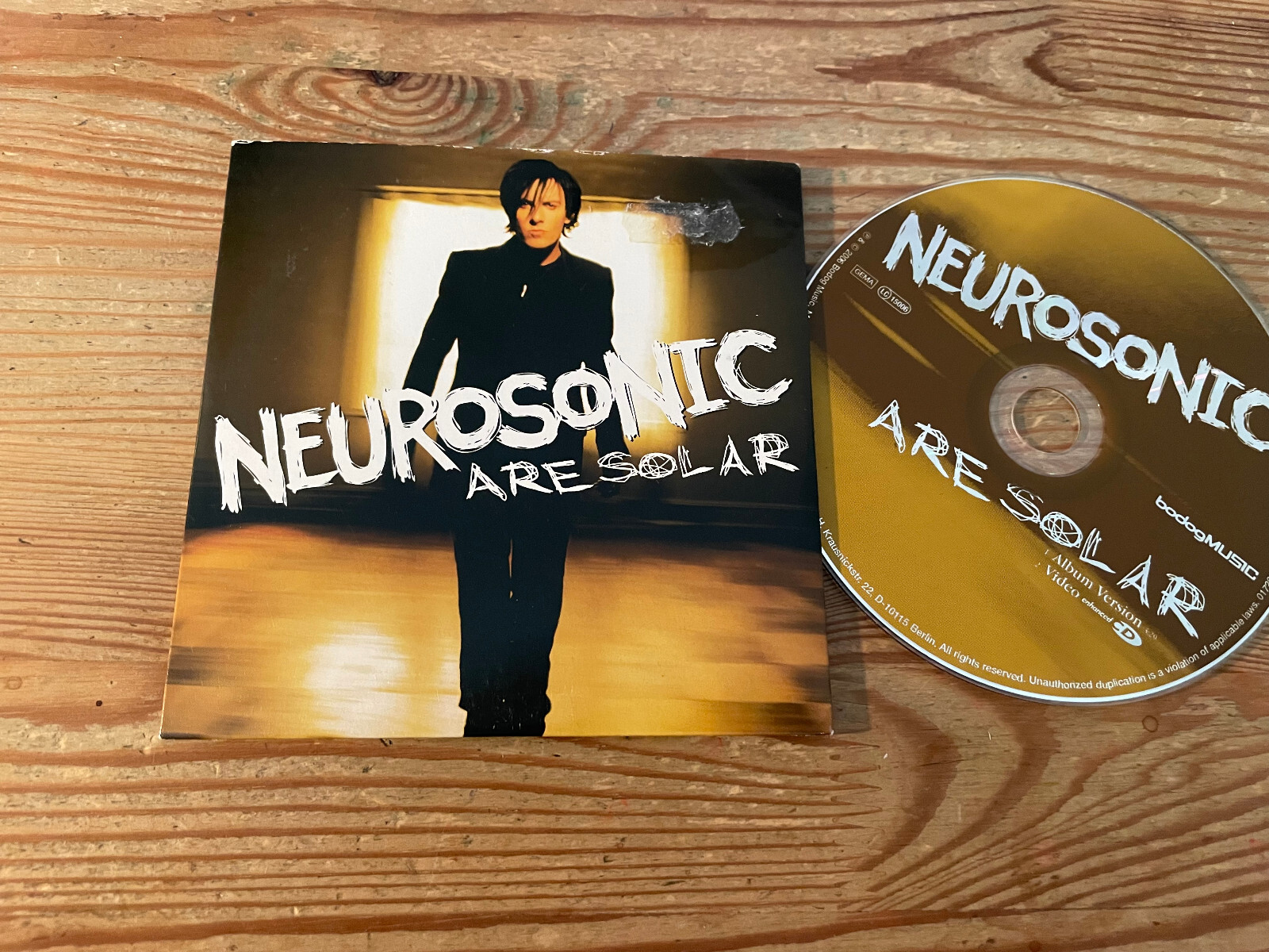 CD Metal Neurosonic - Are Solar (1 Song) MCD BODOG MUSIC cb CD Metal Neurosonic - Are Solar (1 Song) MCD BODOG MUSIC cb