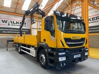 IVECO STRALIS 26 TONNE *EURO 6*, 6X2 BRICK GRAB - 2018 - C20 MKM