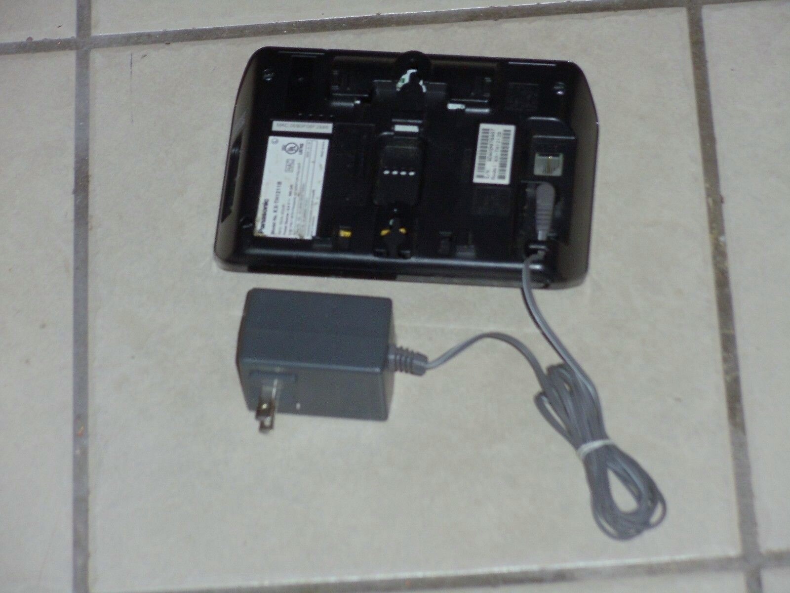 Panasonic KX-TH1211B Link-To-Cell Bluetooth Cordless Phone Base ONly