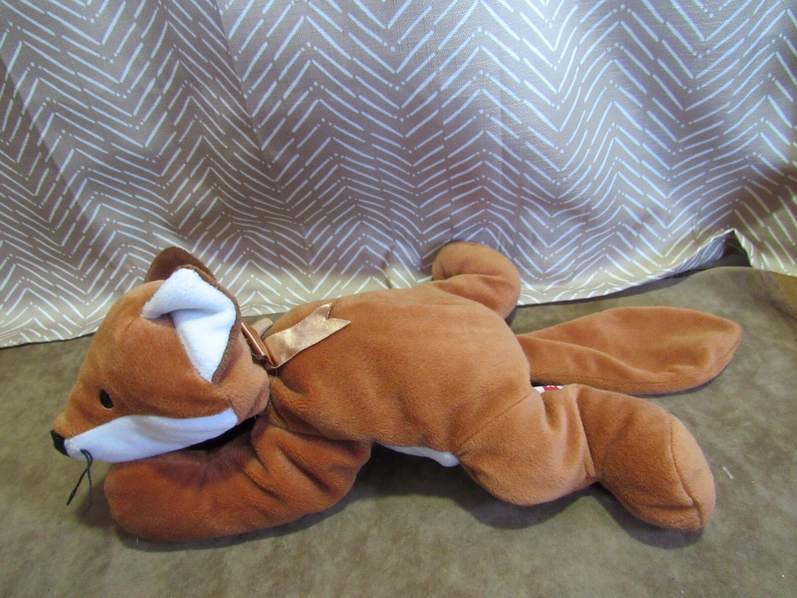 Ty Pillow Pal Fox Foxy Plush Stuffed Woodland Animal Cute