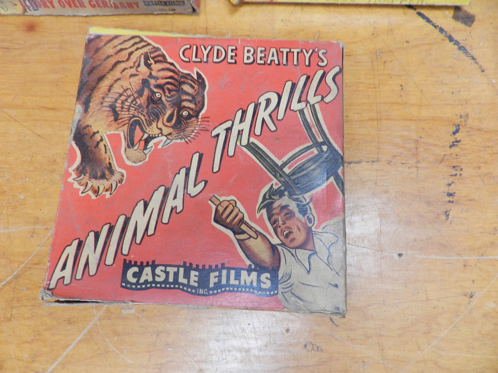 LOT OF 3 16MM Reel Castle Films ANDY PANDA, ANIMAL THRILLS,VICTORY OVER GERMANY