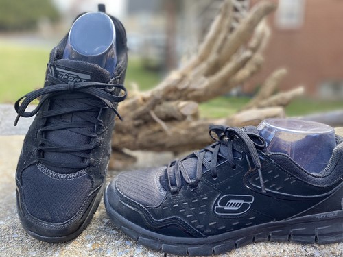 新品未使用　SKECHERS ブラックスニーカー スケッチャーズ（SKECHERS）（メンズ）ウォーキングシューズ