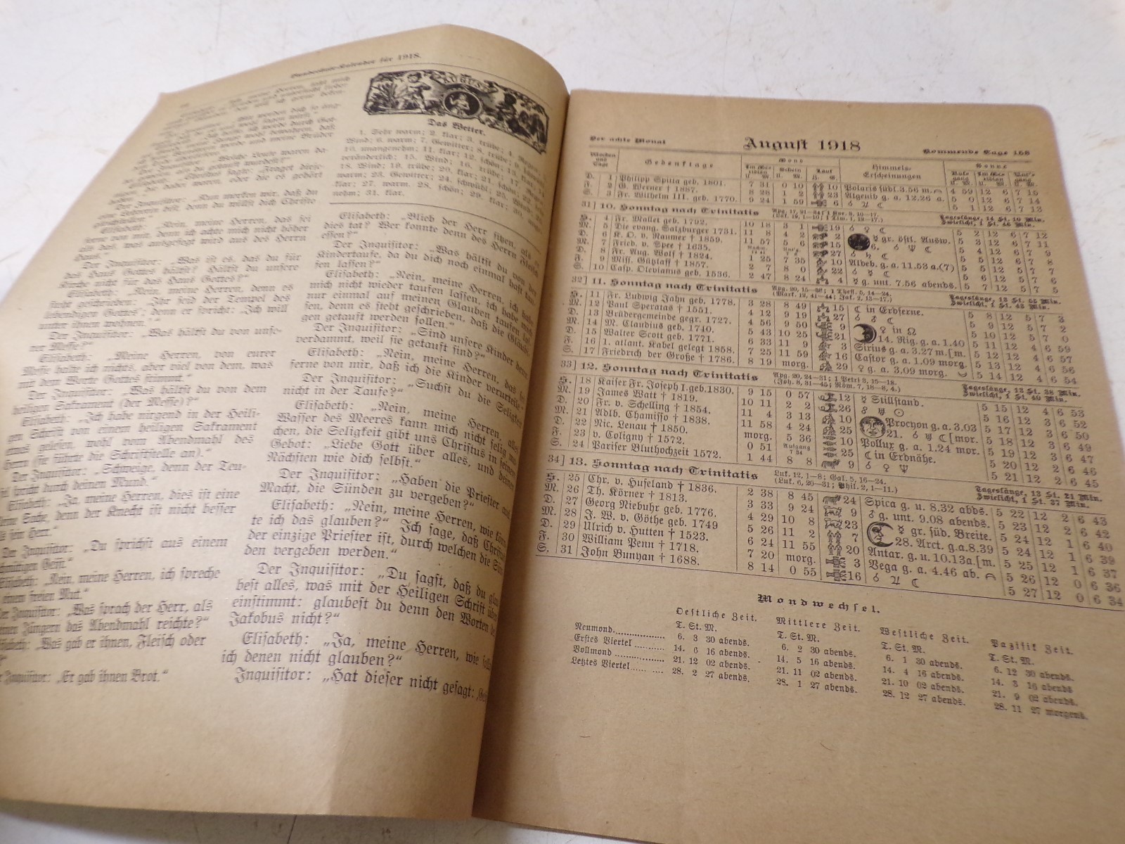 1918 Bern Indiana German Mennonite Book