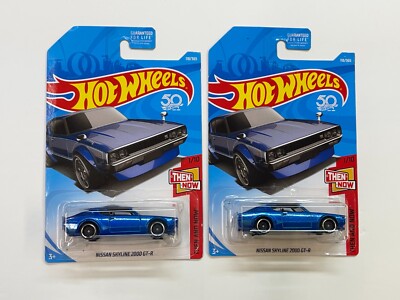 2018 HOT WHEELS THEN AND NOW NISSAN SKYLINE 2000GT-R #1/10 LOT OF 2