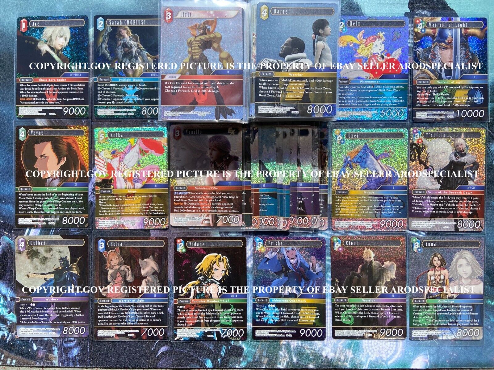 FINAL FANTASY TCG FFTCG OPUS 19 XIX FROM NIGHTMARES COMPLETE FINAL FANTASY TCG FFTCG OPUS 19 XIX FROM NIGHTMARES COMPLETE
