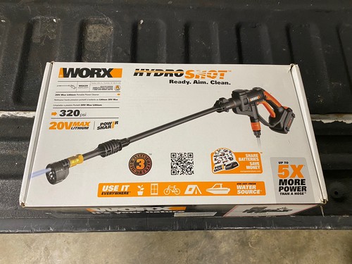新品 WORX Hydroshot WG629.6 WORX WG629.2 20V Cordless Hydroshot Portable Power Cleaner