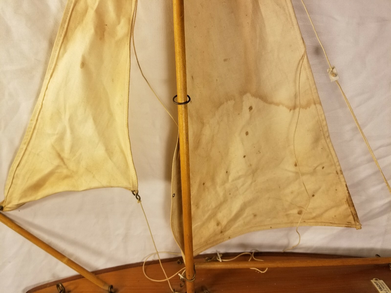 A Milbro Product Wood Boat Yacht Model