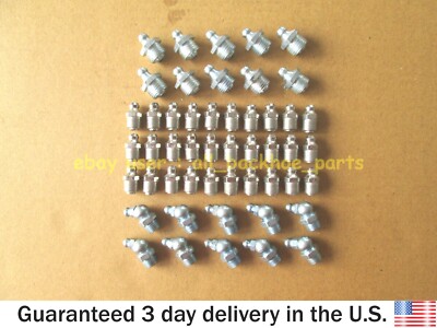 JCB BACKHOE GREASE NIPPLES, ASSORTED PACK 50 PCS (1450/0001 1450/0002 1450/1001)