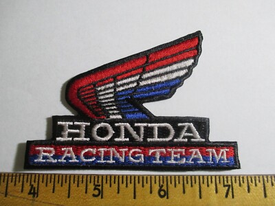 Honda  Racing Team Patch Motorcycle Chopper Hog Cycle  Vintage 80's NOS