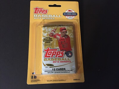 2013 Topps Baseball Series # 2 - 12 Pack Cards - SEALED