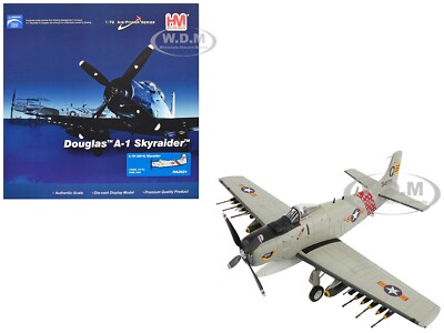 DOUGLAS A-1H (AD-6) SKYRAIDER AIRCRAFT ''VIETNAM AF'' 1/72 BY HOBBY MASTER HA2921