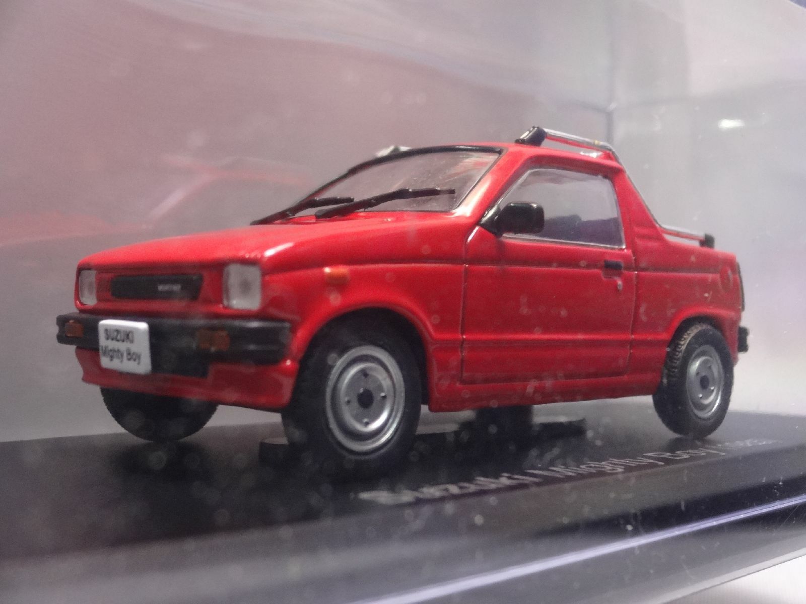 AOSHIMA - DISM 1/43 SS40T スズキ PS-A  MIGHTY BOY 1:43 AOSHIMA DISM Suzuki Mighty Boy PS-A SS40T 1983 Black