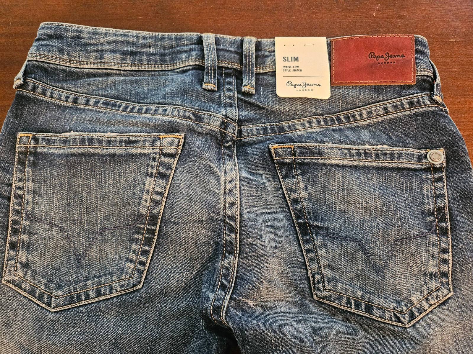 パンツ PePejeans PEPE JEANS Hatch Slim Low Waist Jeans Men's W29/L32 Faded