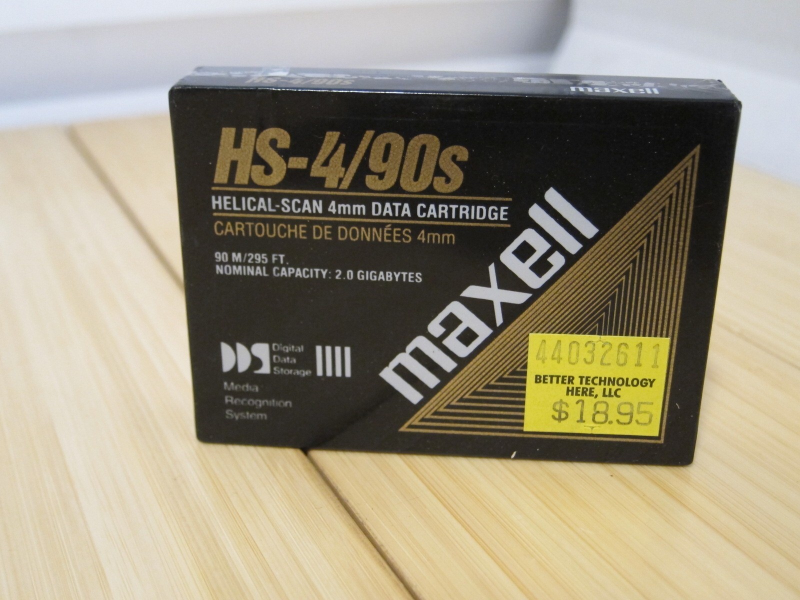 その他 HS-4/90S(D) DATA CARTRIDGE 90M/2G DDS1 Maxell HS-4/90s 4mm 90M Data Tape 2.0GB (331910) : Disk-O