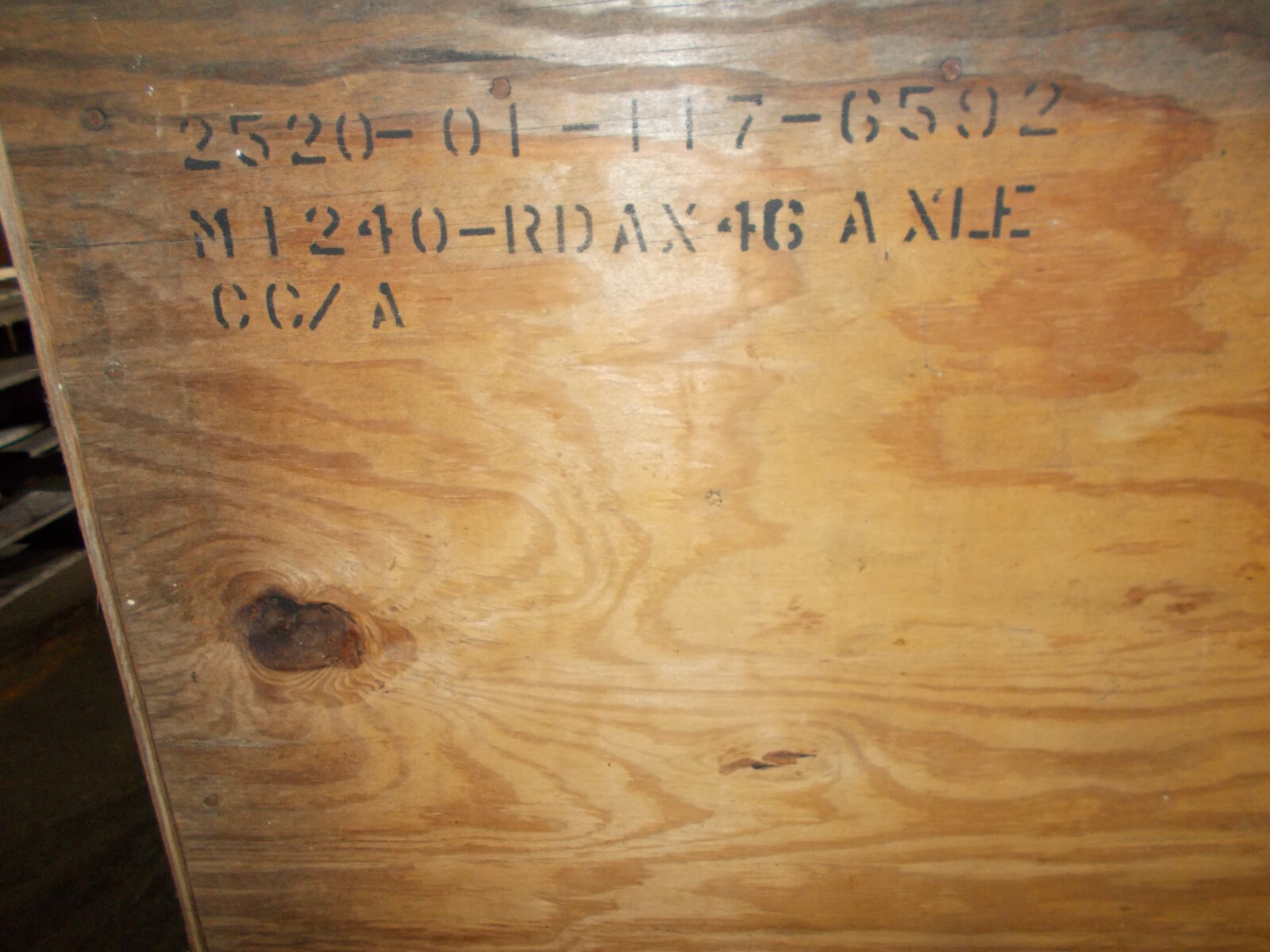 12256156-1   AXLE, 5-TON  M939 Series Truck  NSN 2520-01-117-6592