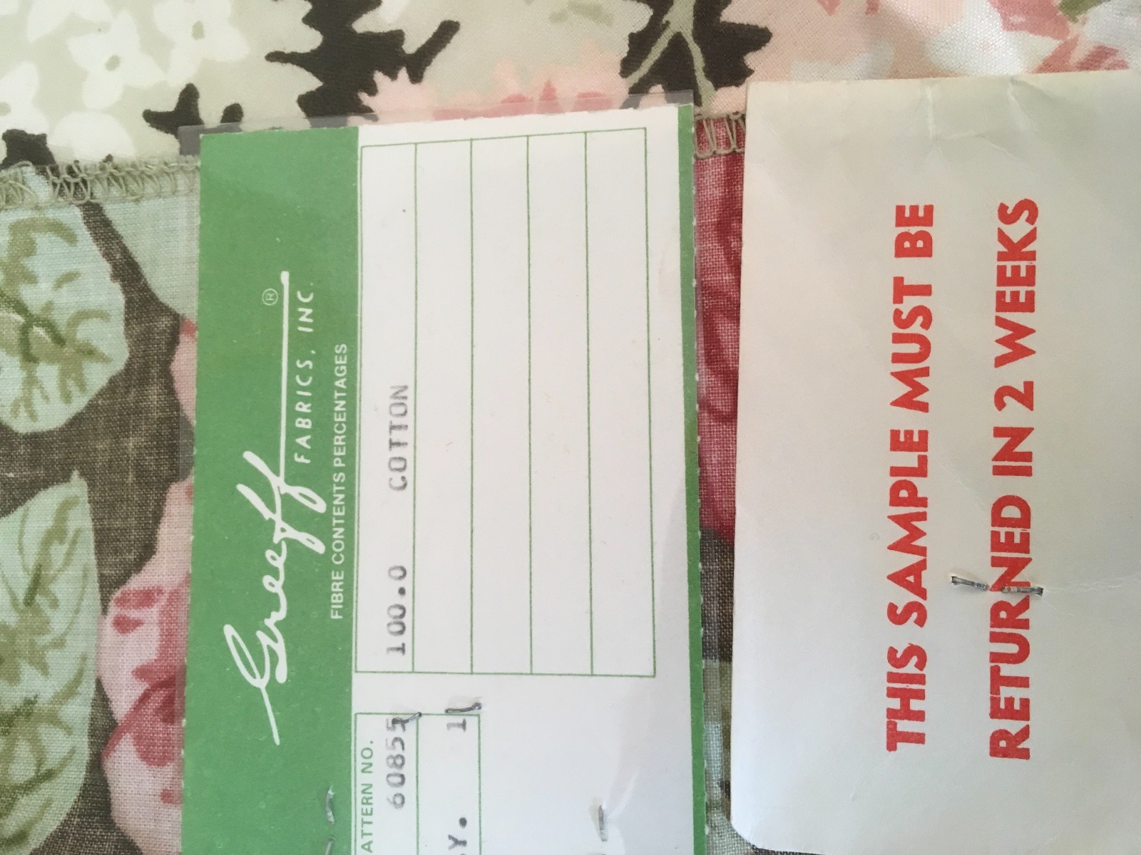 Greeff Fabric Sample 