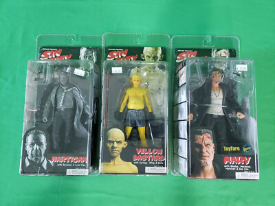 NECA Sin City Figures, Hartigan, Marv, Yellow Bastard