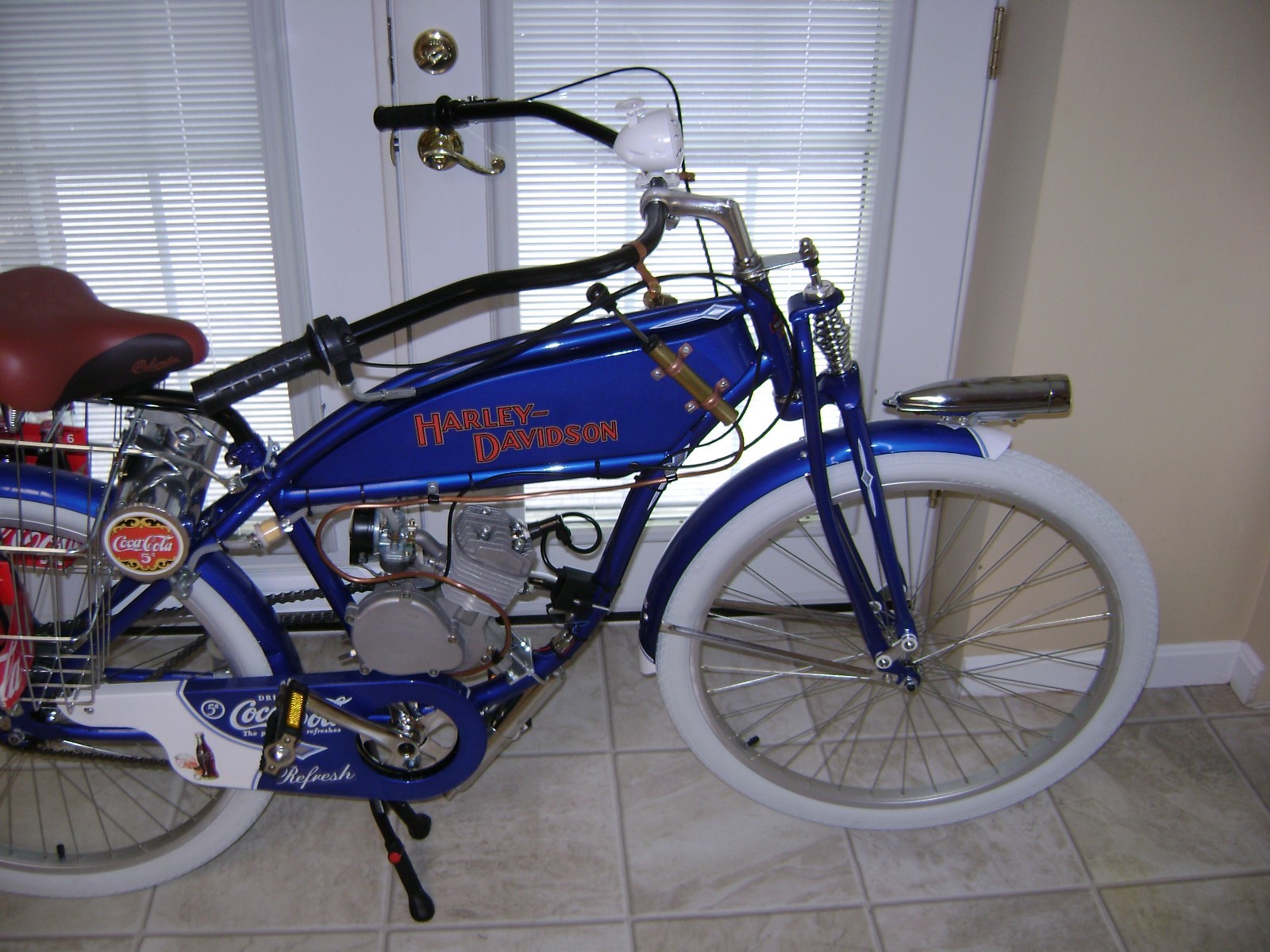 Replica 1900'S HARLEY DAVISION BOARD TRACK COCA COLA RACER DELIVERY CYCLE/BIKE