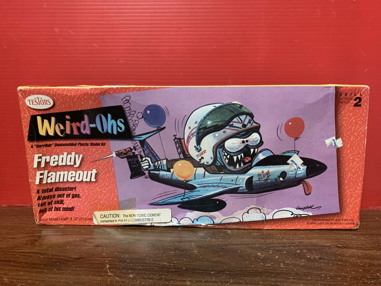 ビンテージ63年Hawks製 Weird-ohs Freddy Flameout NOV084806 - WEIRD-OHS FREDDY FLAMEOUT PLASTIC MODEL KIT